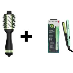 Combo Cepillo Secador Aguacate + Plancha